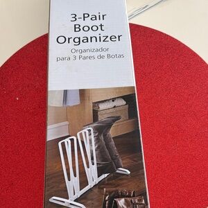 Mainstay White 3-Pair Boot Organizer